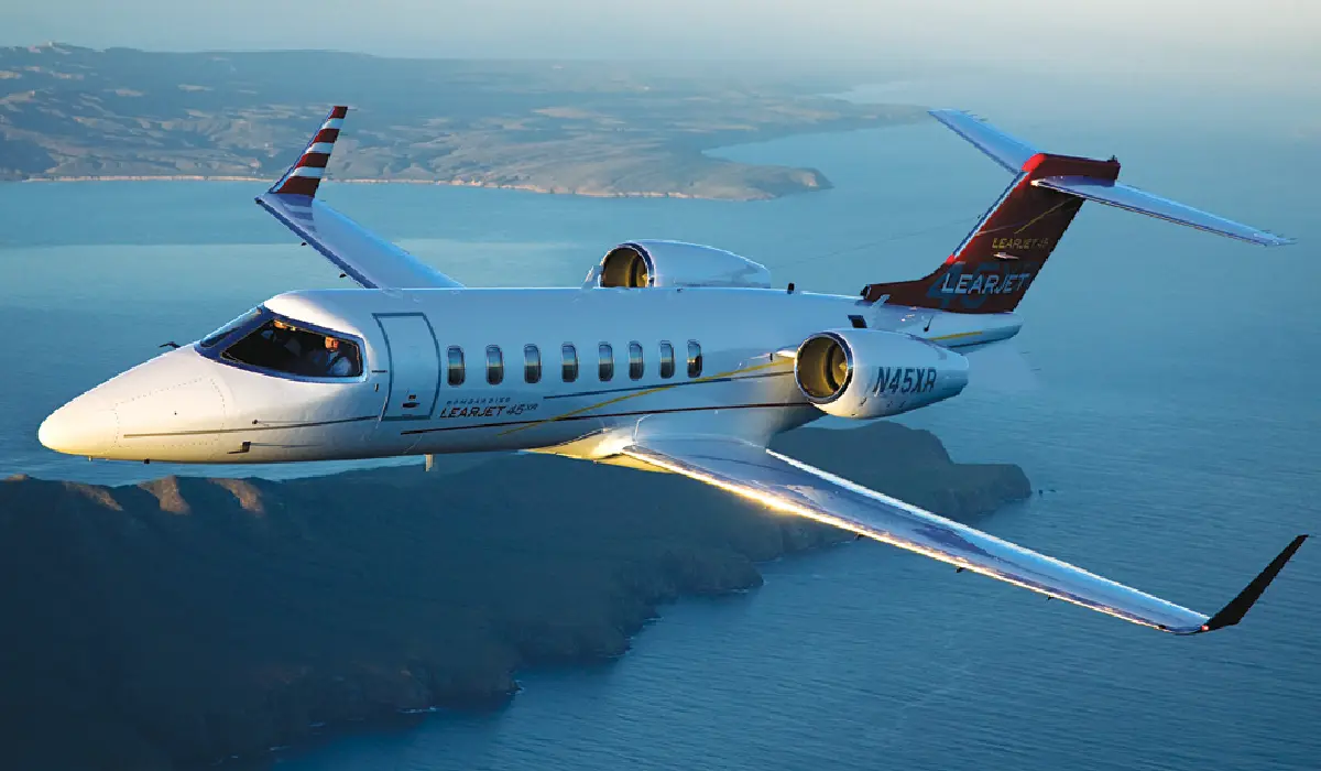 Bombardier - Learjet 45XR - Midsize Jet Rentals - Preowned Midsize Jet - Exclusive Concierge Club.webp